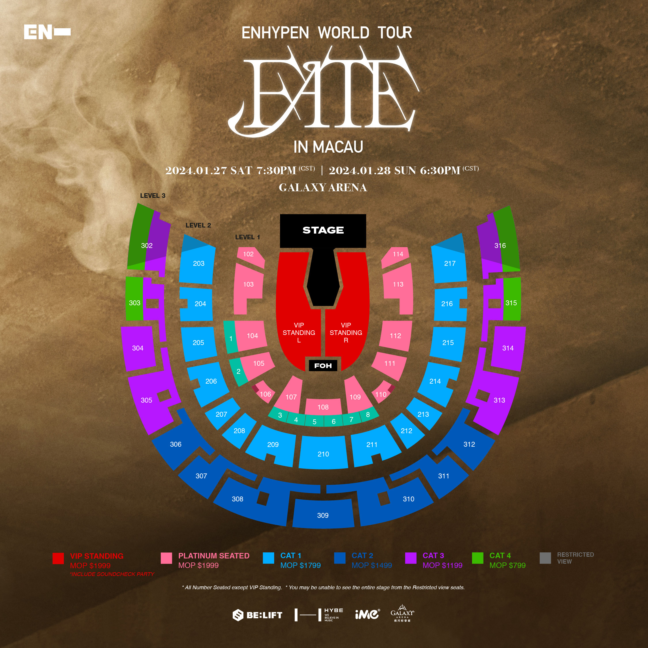 2024 ENHYPEN WORLD TOUR 'FATE' IN MACAU – MacaoEvent活動推廣